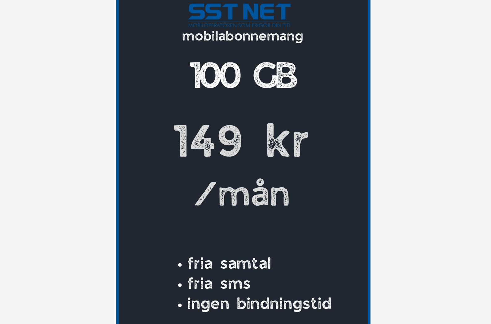 Mobilfrihet 100 GB